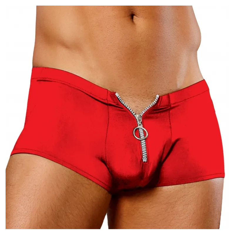 male power Boxer ZIPPER Rouge